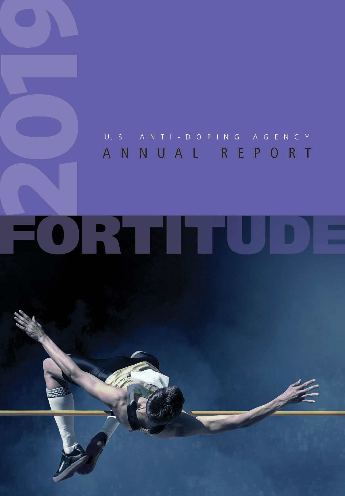 Cover of the 2019 USADA Annual Report.
