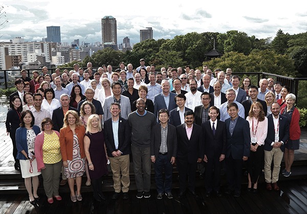 Group photo of attendees of the 2019 Science Symposium in Japan.