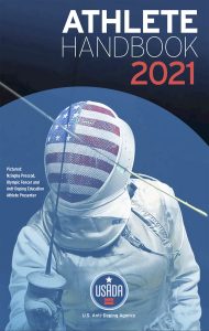 Cover of USADA's 2021 Athlete Handbook.