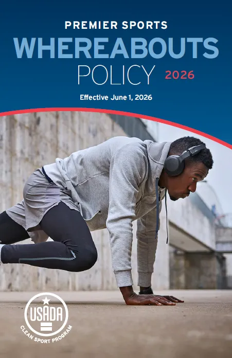 2026 Premier Sports Whereabouts Policy cover