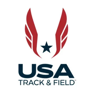 USA Track & Field logo.