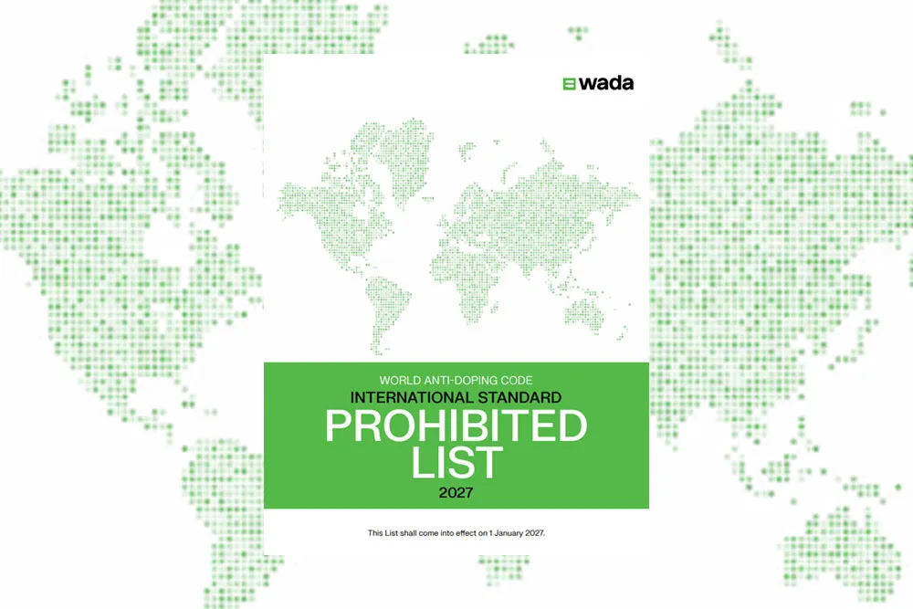 2027 World Anti-Doping Agency Prohibited List cover image.