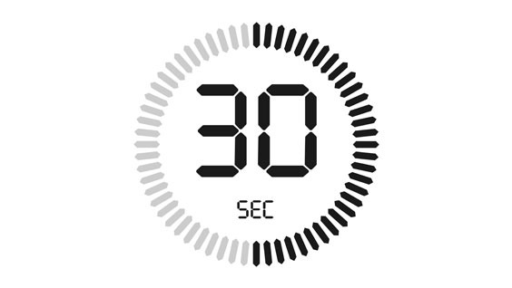 30 seconds timer