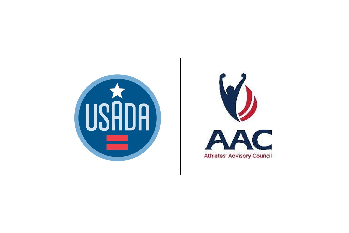 USADA logo next to the Athlete's Advisory Council logo.