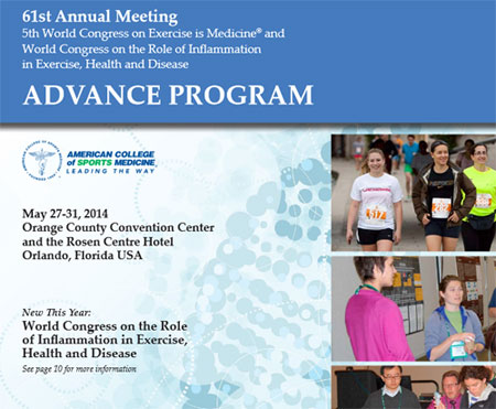 61st Annual Meeting of the 5th World Congress on Exercise is Medicine and World Congress on the Role of Inflammation in Exercise, Health, and Disease.