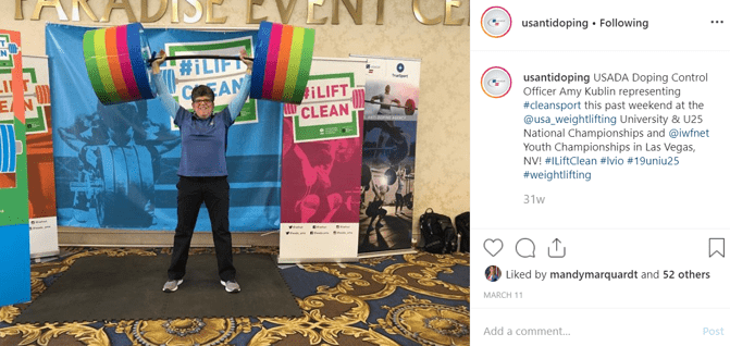 Amy Kublin at USA Weightlifting