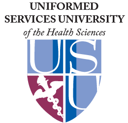 Uniformed Services University of the Health Sciences logo.