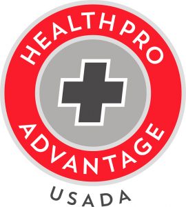 HealthPro Advantage USADA logo.
