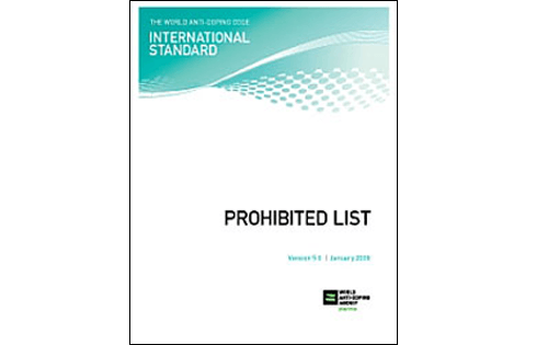 WADA prohibited List 2014 cover.