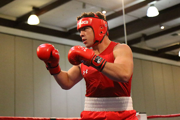 Richard Torrez Jr. in boxing Credit USA Boxing gear