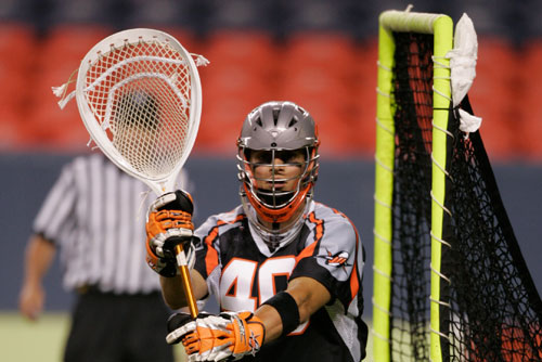 Trevor Tierney on lacrosse field