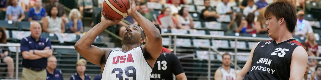 Trevon Jenifer playing for Team USA