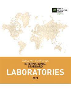 Cover image of the WADA International Standard for Laboratories 2021.