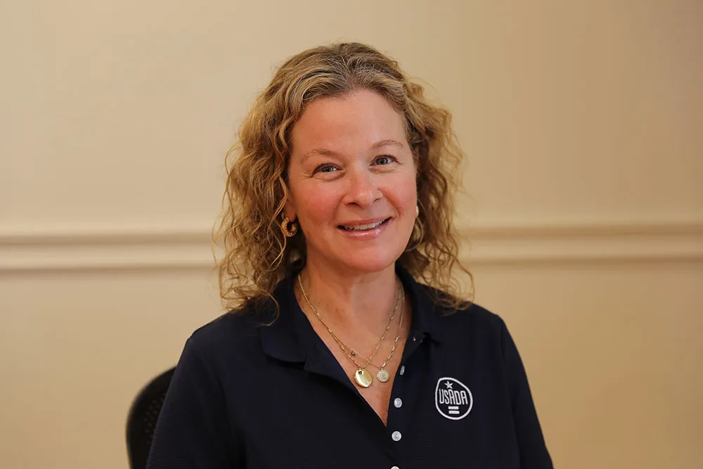 Doping Control Officer Ann Miller.