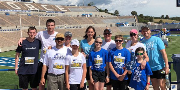 USADA staff at climb for courage