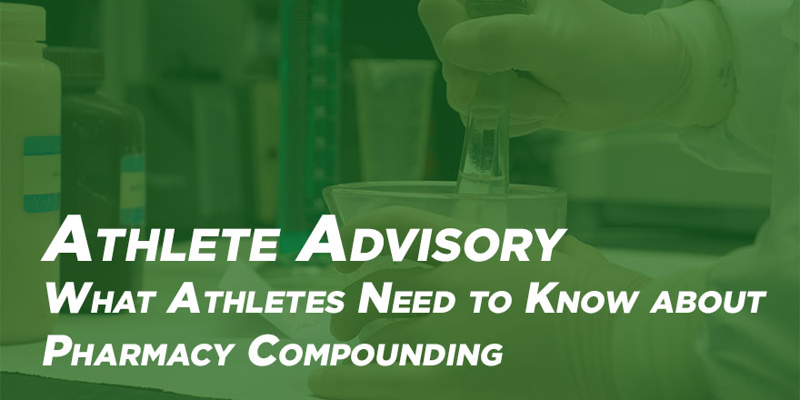 pharmacy compounding with green overlay