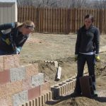 Staff from USADA helping to build homes for Habitat for Humanity.