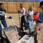 Staff from USADA helping to build homes for Habitat for Humanity.