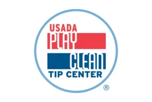 USADA Play Clean Tip Center registered logo.