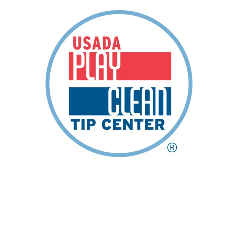 USADA Play Clean Tip Center registered logo.