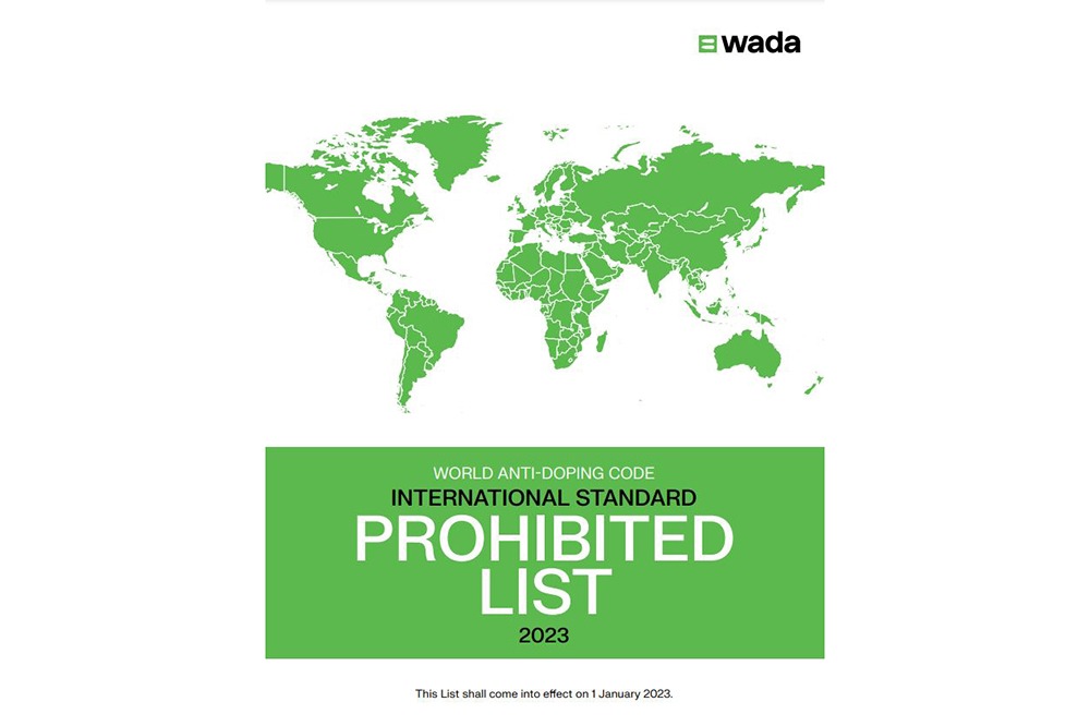 2023 WADA Prohibited List.