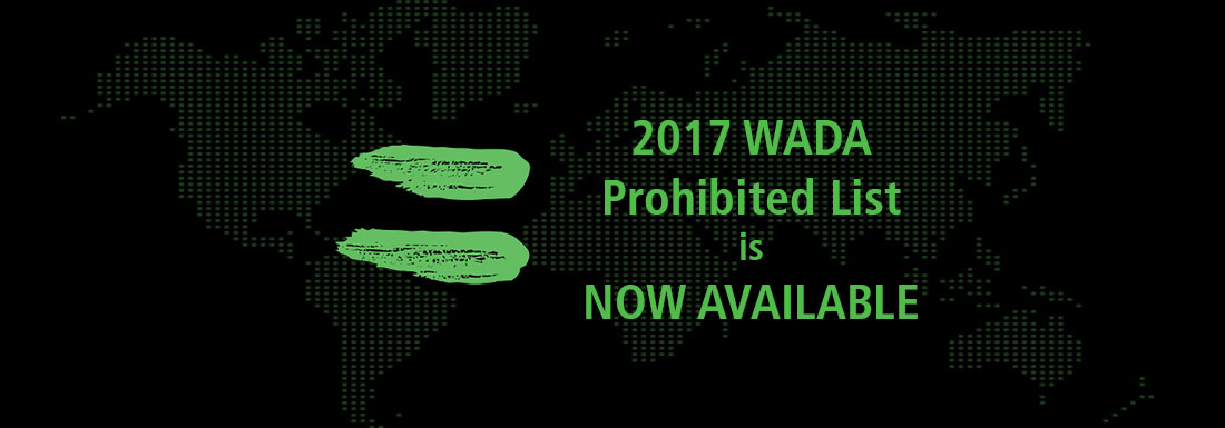 2017 prohibited List-available-advisory