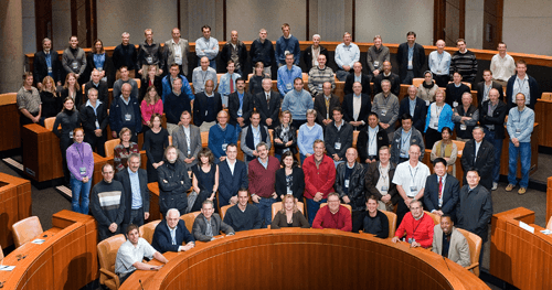 Group photo of all attendees of the 2009 Science Symposium.