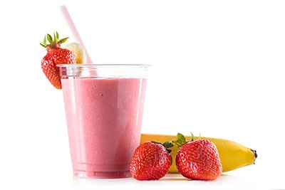 strawberry banana smoothie