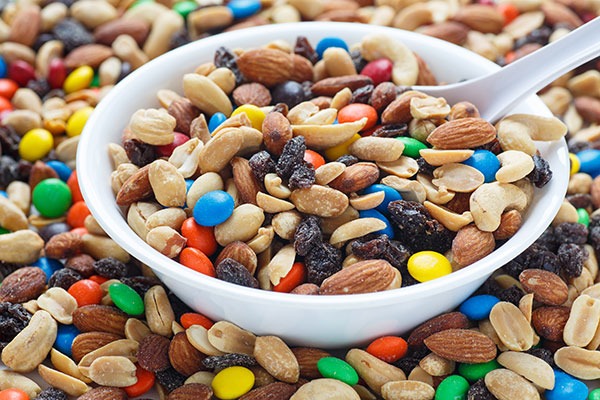 bowl of trail mix