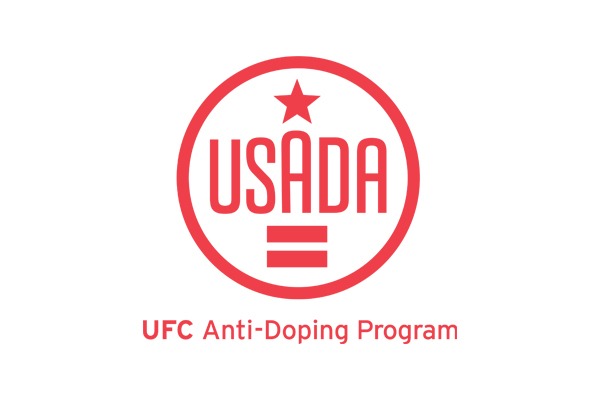 UFC Anti-Doping Program logo in red.