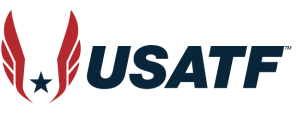 U.S. Track & Field (USATF) logo.