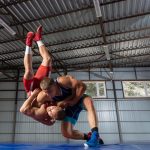Wrestling.